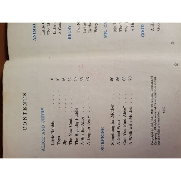 Vintage Day in and Day Out : The Alice and Jerry Basic Reading Program #A28 - Picture 4 of 5